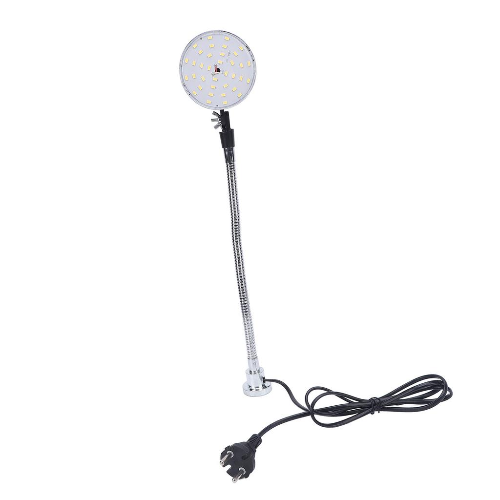 LED Machine Light 30cm Flexible Gooseneck Magnetic Base Work Light for Lathe Workbench Workshop