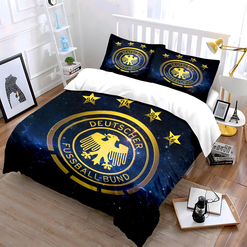 FCB Logo Bedding Set Bedding Duvet Cover Set Duvet Cover Pillowcases Home Decor (1 * Duvet Cover 2 * Pillowcases, without duvet insert)