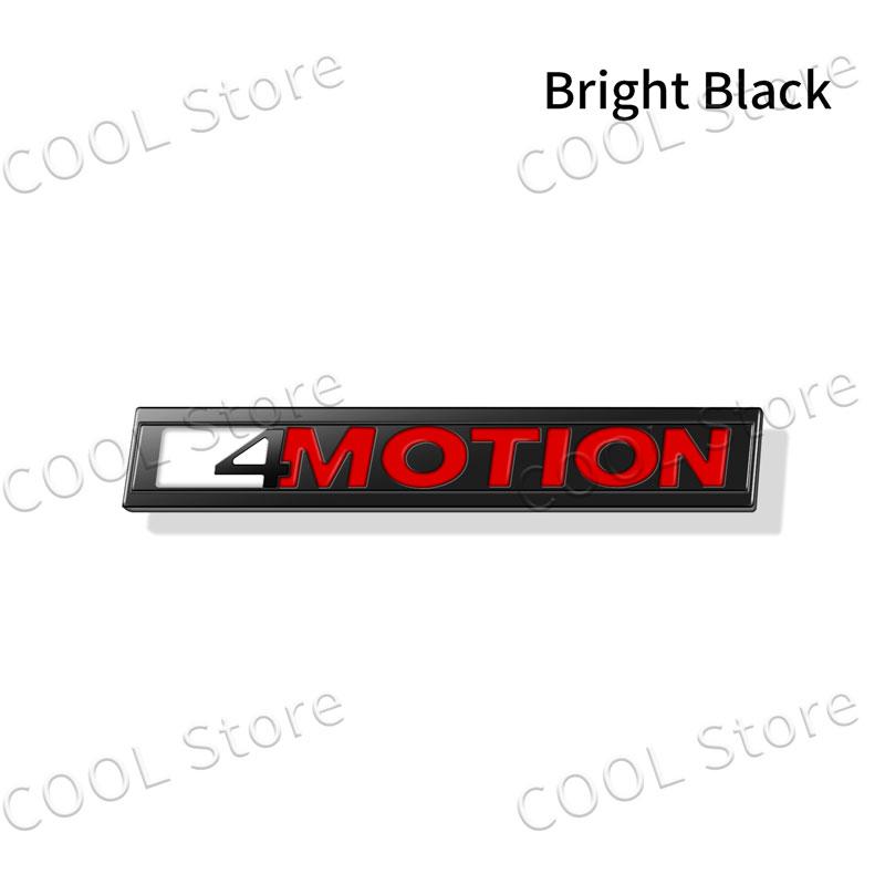AABIP1 3D Car 4motion Emblem Logo Trim Front Hood Grille Badge Rear Trunk Sticker For VW Volkswagen Polo Golf Passat Jetta Accessories