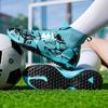 32-46Men/Women's Football Boots Short -Nail High-top Socks Make Capital Outdoor Children Football Sneakers For Kids