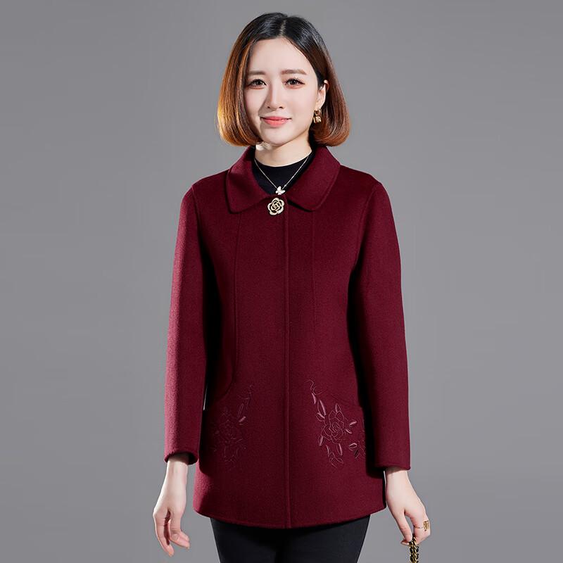 Women's Autumn/Winter 100% Wool Double-Sided Short Coat