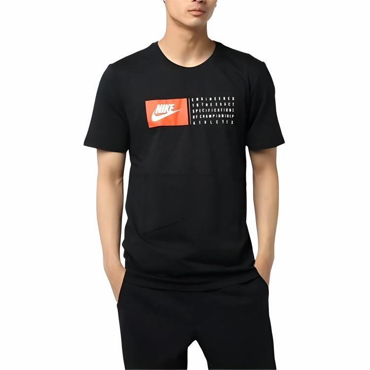 Nike T Shirts Mens Crew Neck Moderate Straight Fit 943781-010