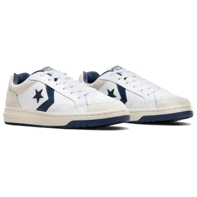 New Converse Pro Blaze Classic Wear resistant And Lightweight Low Top Vintage Basketball Shoes Unisex White A10124C