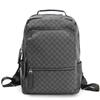 Trendy Korean Plaid Large-Capacity Backpack for Men & Students