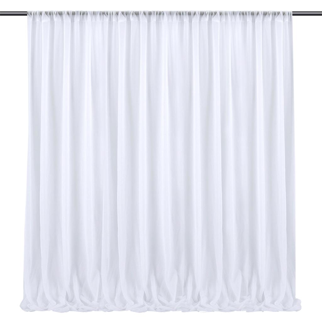 Transparente Vorhänge 1,5x3m Mehrzweck-Bogen-Draperien Transparenter Hintergrundvorhang für Fotografie Hochzeit