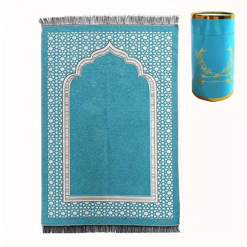 3PC Soft Islamic Prayer Mat Islamic Gifts for Muslim Prayer Beads Muslim Cylinder Gift Box Gifts Multiple Options Available