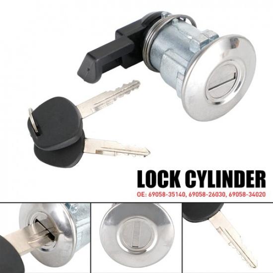 For 95-04 Toyota Tacoma 00-03 Tundra Fuel Gas Door Lock Cylinder & Keys Set EOOK