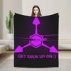 Robot Murder Drones V Uzi  Blanket  Airplane Travel Flannel Bedding Throws For Outdoor Soft Warm Custom Quality Bedspread