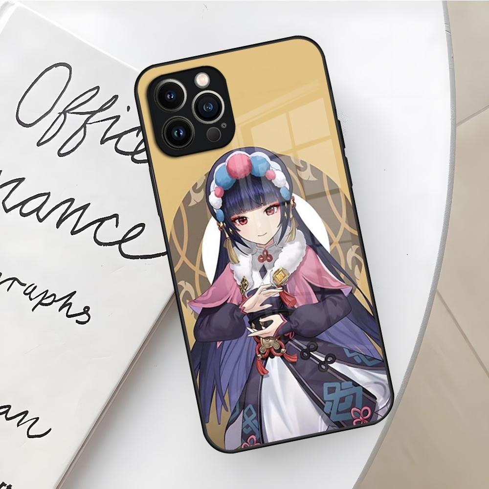 Genshin Impact Yun Jin Phone Case for Iphone 17 16 Air 15 14 12 11 13 Pro Max Mini X Xr Xs Se Puls glass Cover