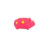 2 Pack 6 Inch Grunting Latex Rubber Dog Toy Polka Dot Pig for Medium Dogs Squeeze Interactive Play Assorted Color