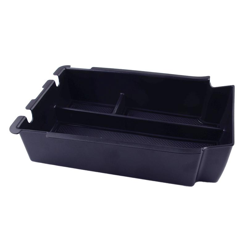 Car Center Armrest Storage Box Organizer Tray With Black Pad Fit For Subaru Crosstrek 2024-