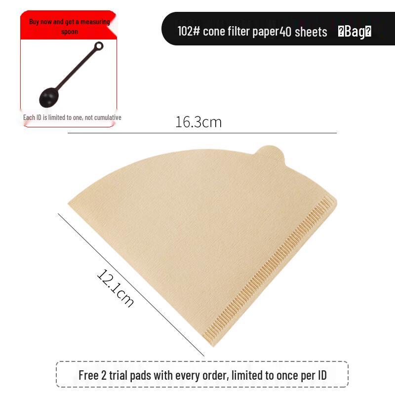 Zhaoran Fan-Shaped Coffee Filter Paper