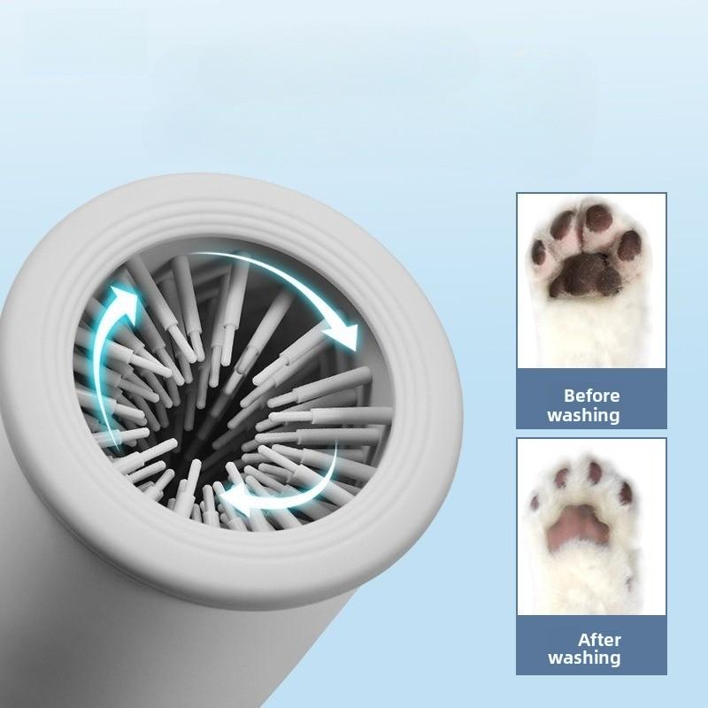 Portable Dog Paw Washer Automatic Cleaner Electric Massager USB Rechargeable for Small To Medium Dogs Cats Dog Products