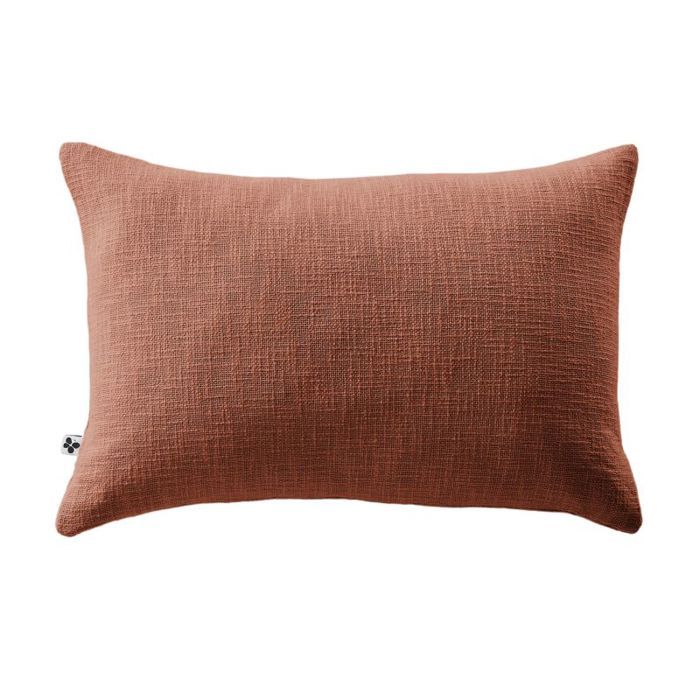 Coussin déhoussable "Sixtine" 40 x 60 cm L'effet Papillon - Sixtine Terracotta