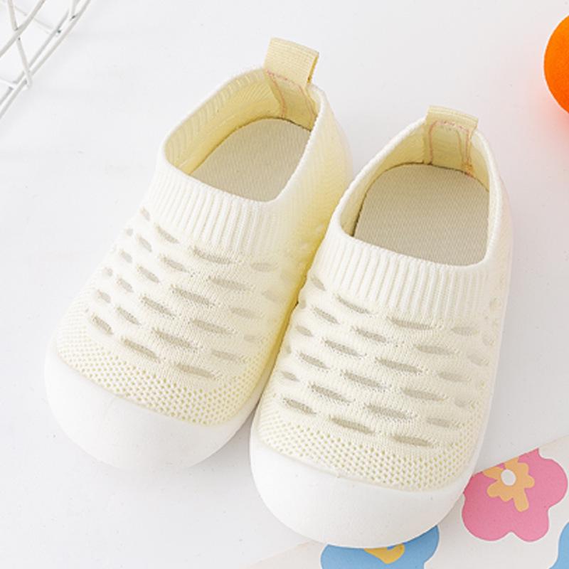 Infant Non-Slip Soft Sole Breathable Sock Shoes, Slip-On First Walkers for Boys and Girls