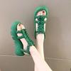 Fashion Sandals for Women Platform Braided Woman Shoes Luxury Summer Vintage 2025 Sandal Original Vip Low Price Footwear On Sale Daily