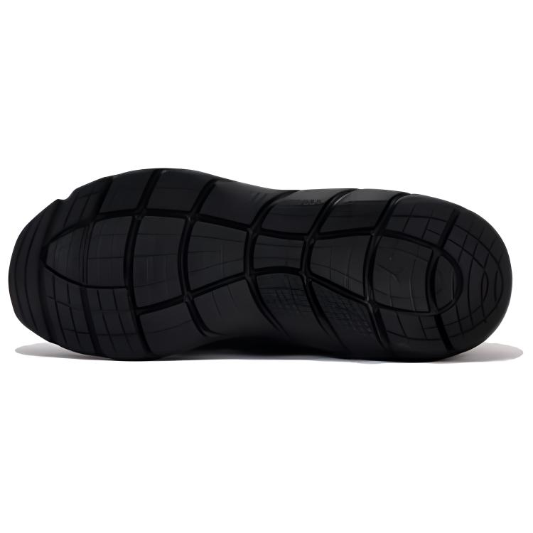 Puma Softride Flexlace Easein Alt WD Comfortable Fabric Synthetic Leather Durable Low-Top Running Shoes Unisex sneaker Black 311996-02