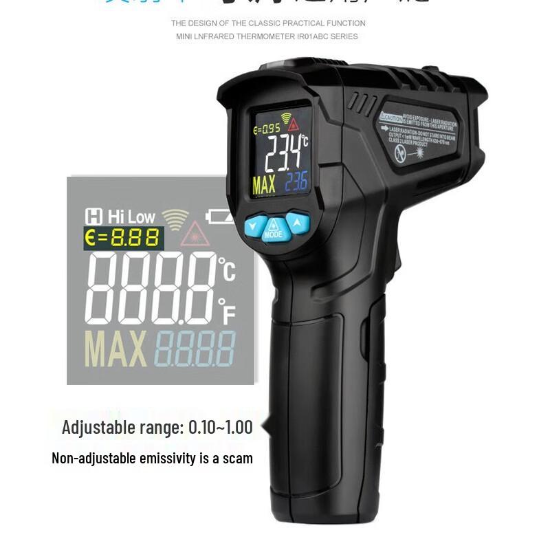 

Yuante IR01A Digital Infrared Thermometer CN plug (adapter included)