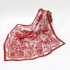 90cm Square Shawls Wraps Silk Scarves For Women Bandana Head Large Hijab Scarf Female Dot Print Headband Satin Neck Scarves