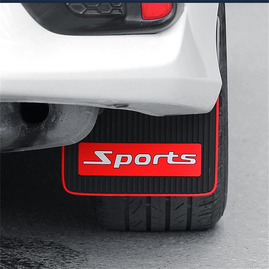 2Pcs Sports Mud Flaps Splash Guard Fender Mudguards Set For Car Truck Pickup SUV