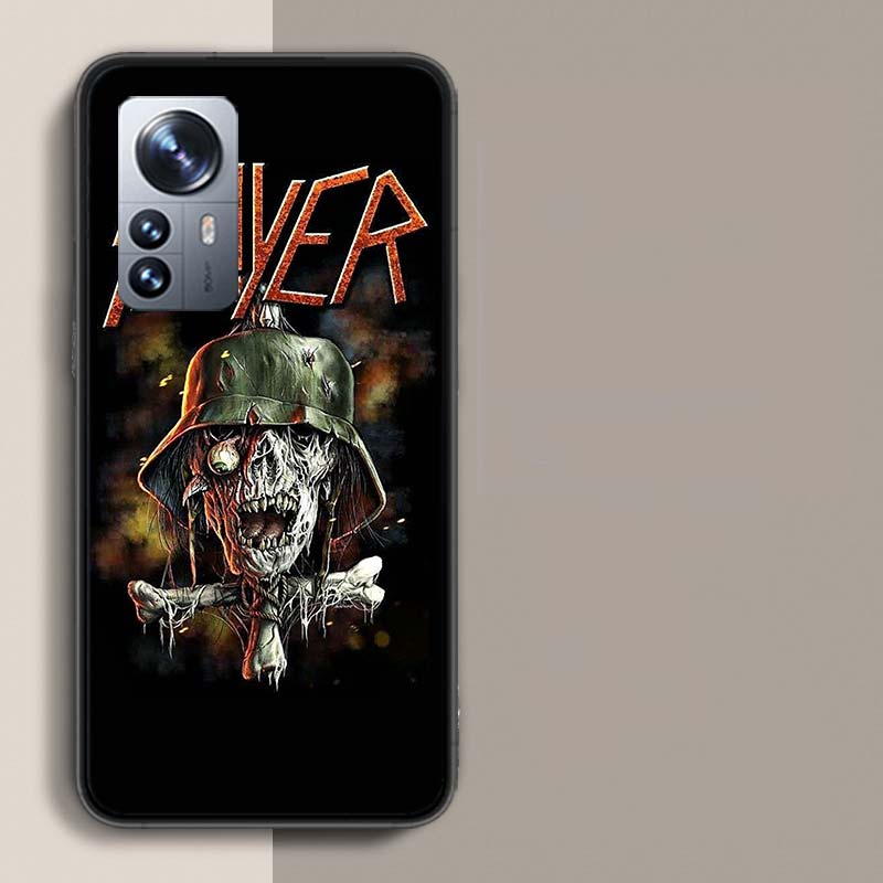 Slayer Heavy Metal Rock Band Phone Case For Xiaomi Mi 13 12T Poco F7 Pro 14 Ultra 15 Pro 12X 12 9 8 Lite 5G 11T 11i 10 10T Pr