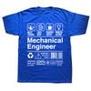 Funny Mechanical Engineer Product Label Graphic Tshirts Men Womens Fashion Casual Tshirt 100 Cotton Loose Oversized T Shirt