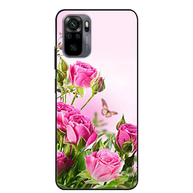 For Xiaomi Redmi Note 10s Case Shockproof Silicone Cartoon Soft Cover for Redmi Note 10 Pro Phone Cases Note10 4G 10T 5G 10 S