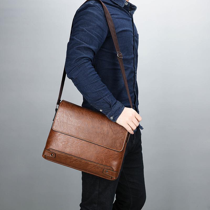 New Large Capacity Men's Casual Crossbody Messenger Bag