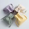 Multifuntional Jewelry Display Bag Square Box and Soft Leather Pouches Leather Texture Suitable for Gifting and Storage