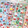 Merry Christmas Adorable Cartoon Santa Claus 3D EVA Soft Foam Stickers - DIY Decor for Journals BulingBulingStickers Store
