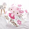 1pc Hello Kitty Pink Floral Automatic Opening Folding Umbrella with Iron Frame - Perfect for Fans, Travelers, Everyday Use, and Gifts.D061