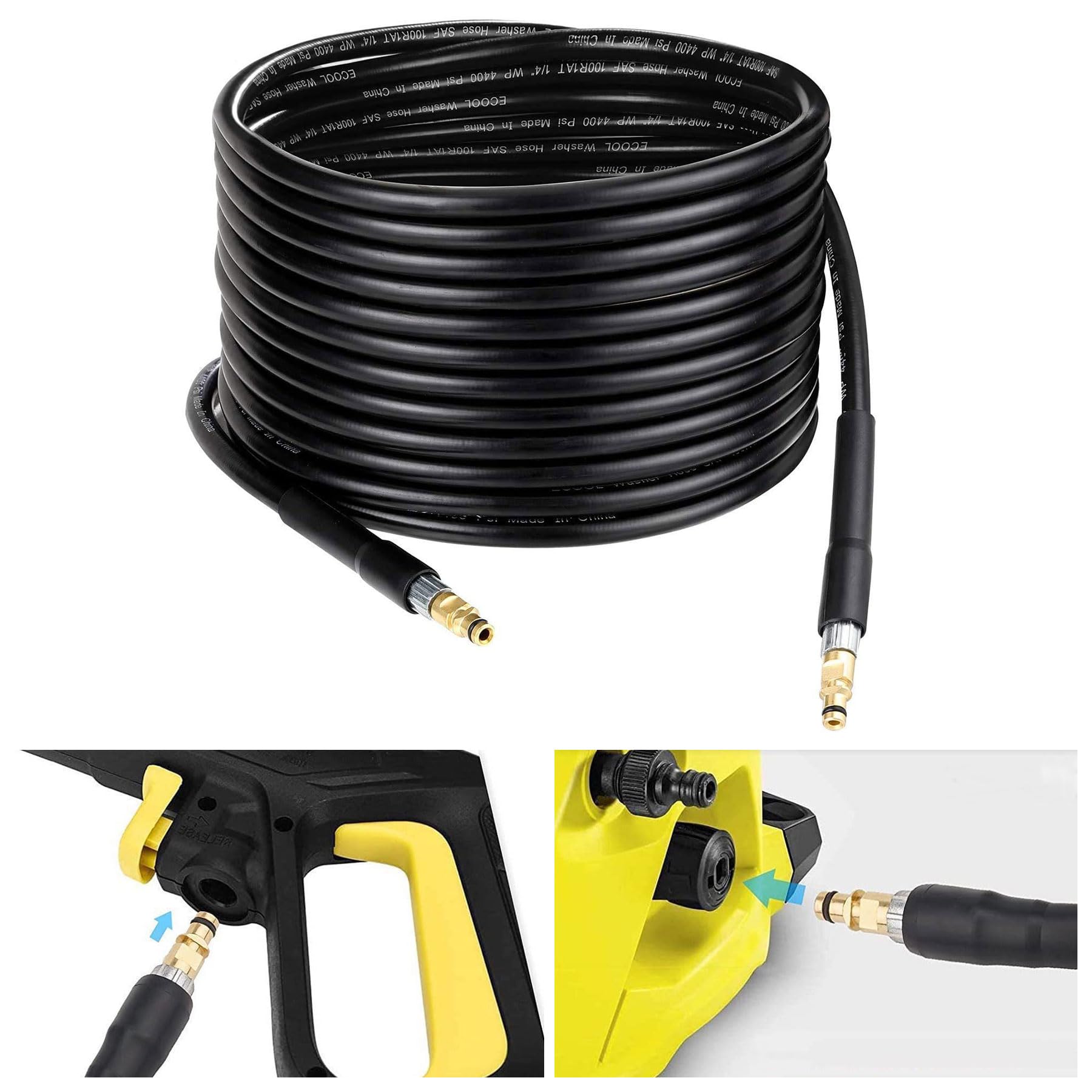 

DCGLA Kärcher Hose for Pressure Washers, K Series K2, K3, K4, K5, K7, Kärcher Parts, Quick-Drop Type, Fully Upgraded Model