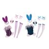 1Set Doll Clothes Short Sleeve Shorts Sexy Bunny Dress Stockings For 30Cm Doll