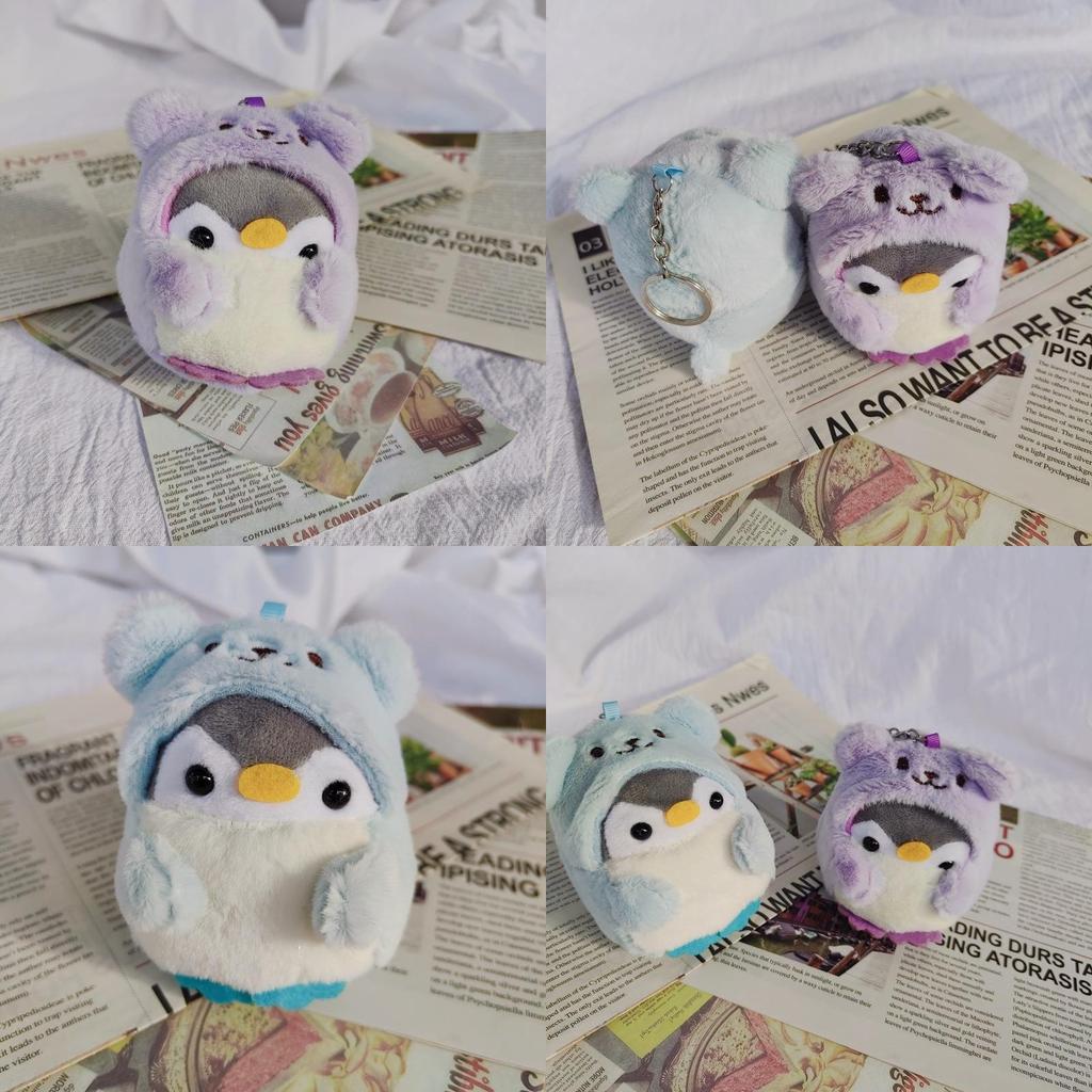 Penguin Plush Backpack Pendant With Comfortable Material For Kids Decor