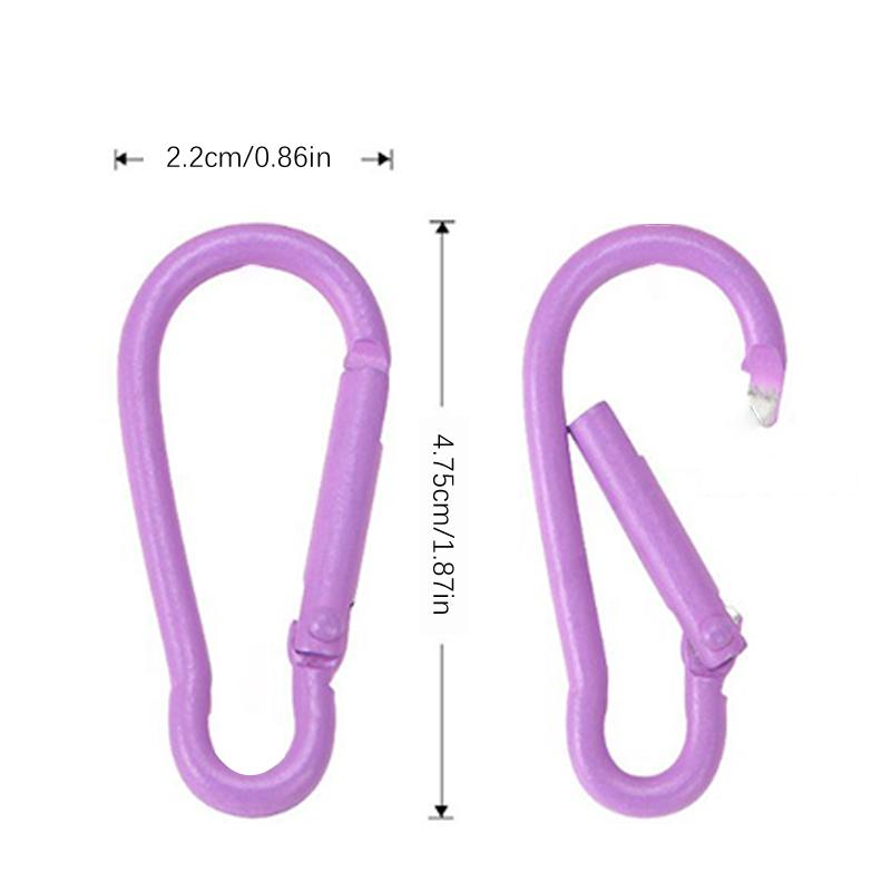 5 szt. Karabińczyk wspinaczkowy Pierścień sprężynowy Stop Otwierany Brelok Paski Części Zawieszka Klamra Zatrzaskowa Klips Hak spustowy