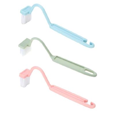 Curved Toilet Cleaning Brush Curved Toilet Brush 8" V Type for Corner for Rim Cl