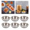 6 Piece Dipping Sauce Cups Set Bowl Portable Condiment Container for Kitchen Restaurant