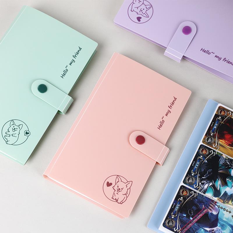 Cute Cartoon 240-Pocket 3-Inch Business Card & Photo Album