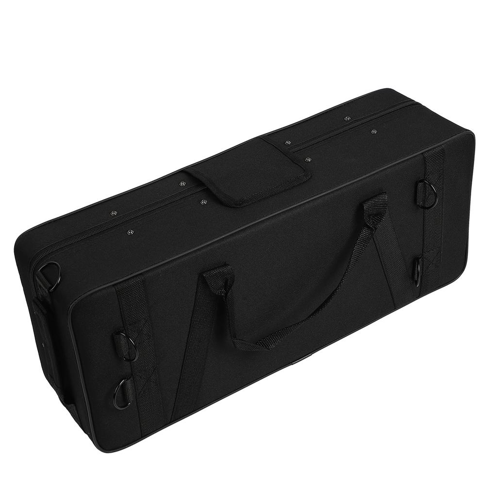 Trumpet Storage Box with Shoulder Strap Multiple Compartments Oxford Cloth Trumpet Suitcase Case