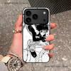 H-HunterS S-ShizukuS Black Matte Shockproof CoverPhone Case For iPhone 17,16,15,14,13,12,11,Pro,Max,Plus