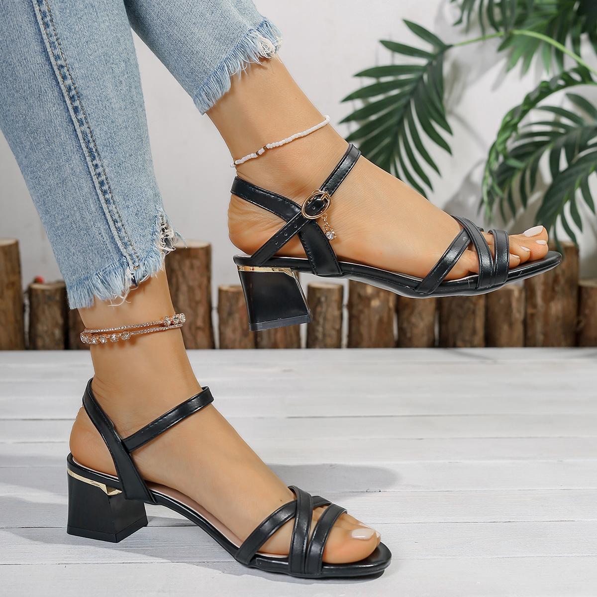 

Fashion Women Wedge Sandals 2025 Summer Comfortable High Heels Shoes Woman Fashion Big Size Lightweight Sandals Women Sandalias De Mujer 42 чёрный