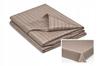 Hotel Damask Sheet 200x220 Traditional Stripes - Beige, Latte