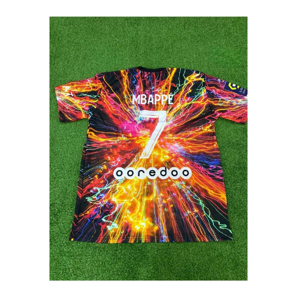 Paris Psg Private Lightning Patter I Mehrfarbiges Sonderangebot 2025 Trikot Mbappe 7
