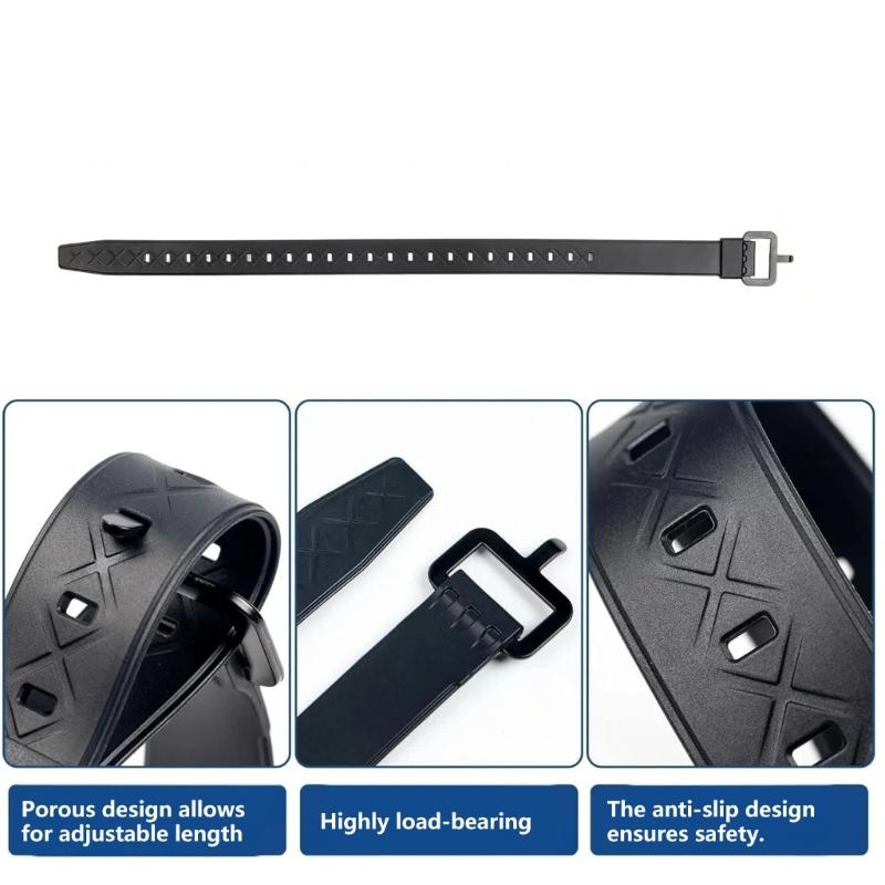 Heavy Type TPU Tie Down Strap Bike Accessories for Camping Hiking Travel Quick Releasing Buckles and Elastic Texture
