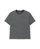 Ledeoli Dusty Stripe Oversized T-Shirt [Black]