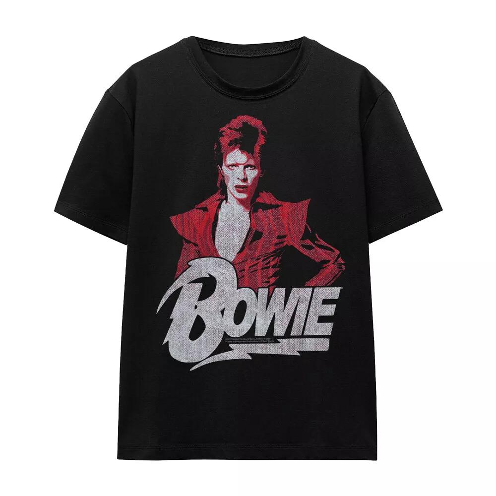 David Bowie Diamond David Ladies 100% Cotton T-shirt Mens Tees Top S-2XL, Black 3XL