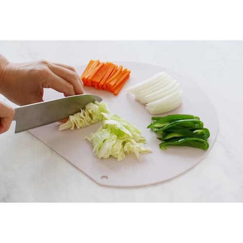 Ihara Kihan Smooth Antibacterial Cutting Board, Smoky Pink, Wide, NC-SPL