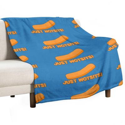 Just Wotsits! Throw Blanket Luxury Throw Hairy Quilt Custom Blankets