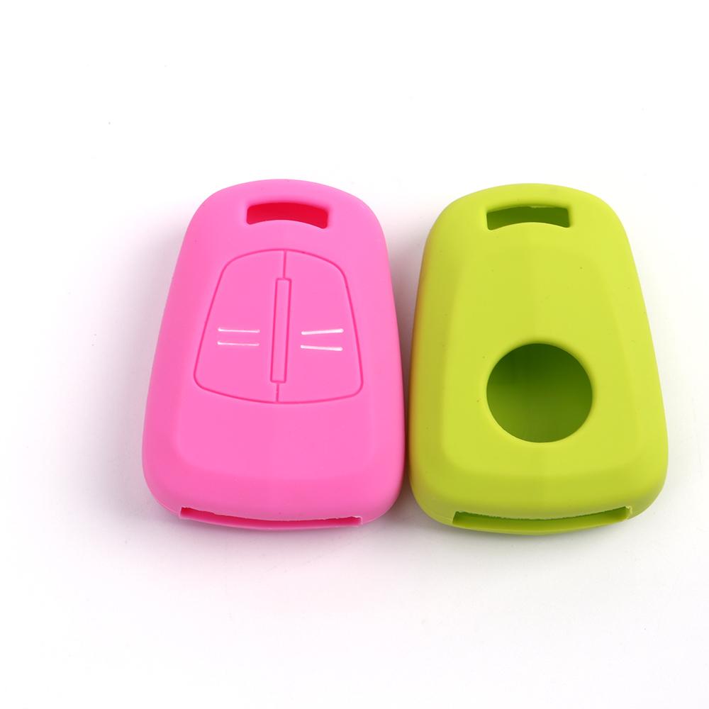 2 Button Silicone Remote Car Key Case Cover Holder For Opel Corsa D ASTRA H Meriva Vectra Zafira Signum Agila