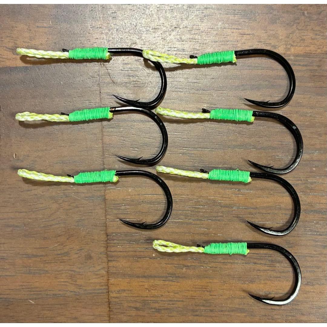 Used Assist hook for spoon Gamakatsu Chinu needle black size 10 set of 7